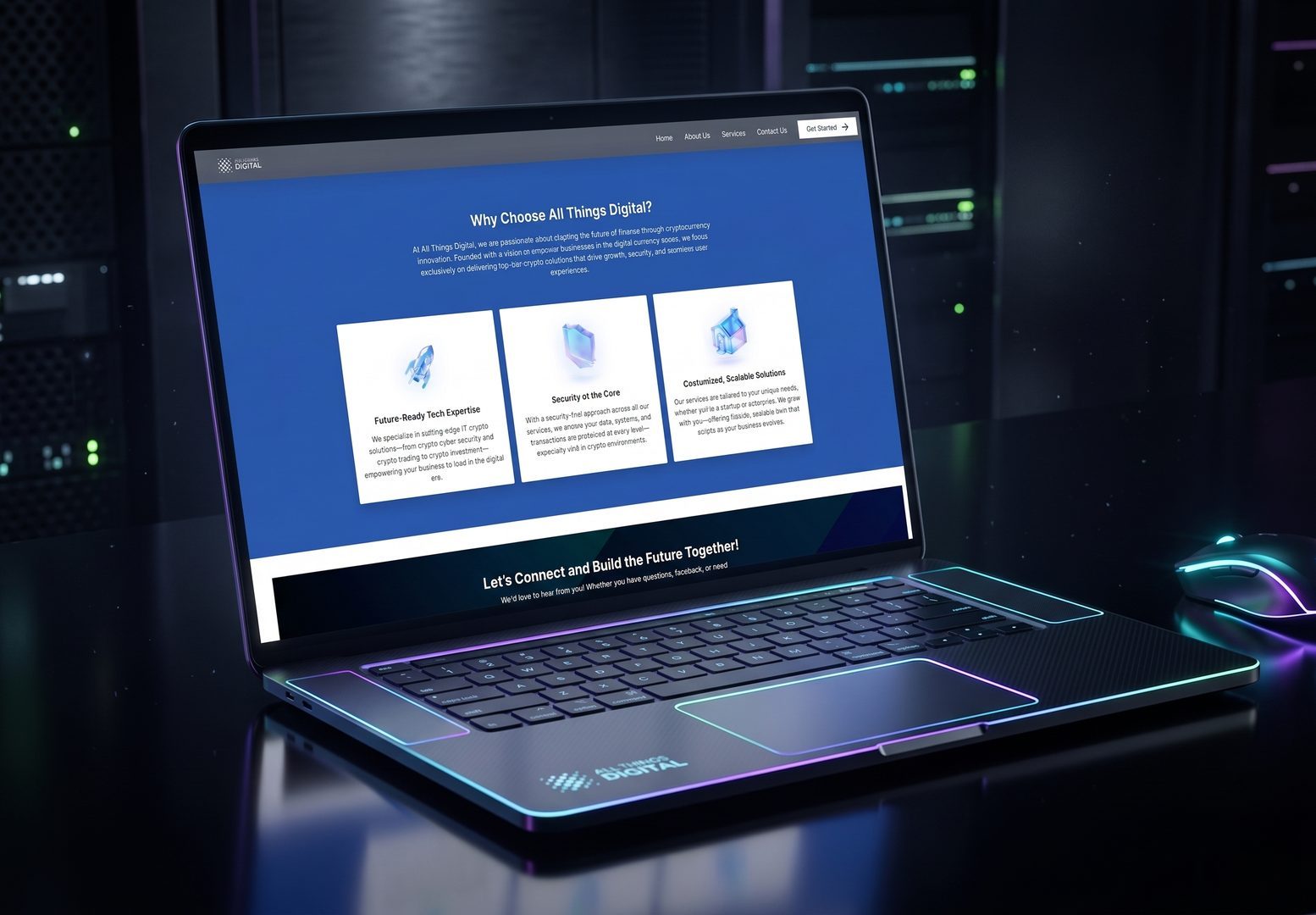 Global Web3 Startup Website Image